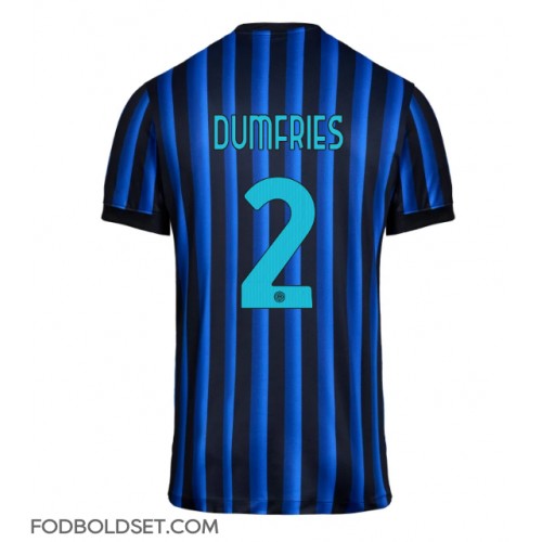 Inter Milan Denzel Dumfries #2 Hjemmebanetrøje 2025-26 Kortærmet
